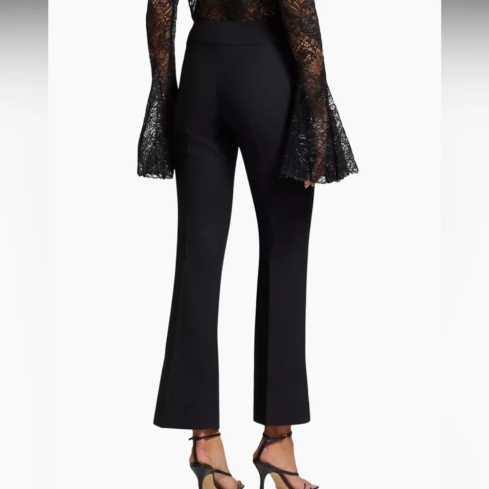 NWT $398.00 Frame lace up Black trouser Pants size 2 - Picture 3 of 13